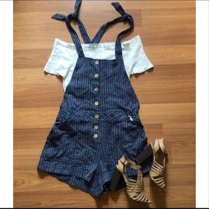 NWT vintage Havana shorts overalls